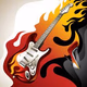 WIFE.FM BLAZING HOT CLASSIC ROCK RADIO Logo