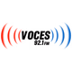 Voces 92.1 - XEACD Logo