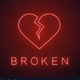 broken heart Logo