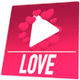 100% Radio - Love logo