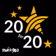 Star 88.3 - 20 for 20 Logo