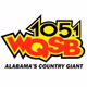 WQSB 105.1 FM - WQSB Logo