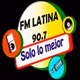 Radio Latina 90.7 Logo