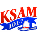 KSAM 101.7 - KSAM-FM Logo