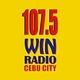 107.5 Win Radio Cebu - DYNU Logo