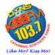 Kiss FM 103.7 - DYNS Logo