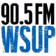 90.5 FM The Evolution - WSUP Logo