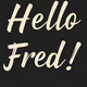 Hello Fred! Logo