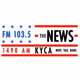 The News 1490 AM 103.5 FM - KYCA Logo
