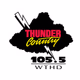 Thunder Country 105.5 - WTHD Logo