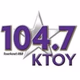 104.7 KTOY - KTOY Logo