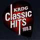 Classic Hits 105.3 - KRDG Logo