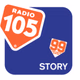 Radio 105 - 105 Story Logo