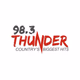 Thunder Country 98.3 - KQZQ Logo