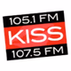 KISS 105.1 & 107.5 - W286CE Logo