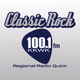 Classic Rock 100.1 FM - KKWK Logo