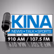 KINA Radio 910 AM & 107.5FM - KINA logo