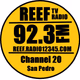 Reef TV Radio 92.3 FM Logo
