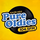 Pure Oldies 104.5 - KAZR-HD2 Logo