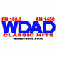 WDAD AM 1450 & 100.3 FM - WDAD Logo