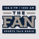 106.9 FM / 1390 AM The FAN - KLGN Logo