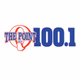 Q-100 The Point - KWHQ-FM Logo