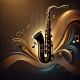 HearMe.FM - Saxophone Jazz Logo