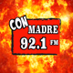 Con Madre Obregón 92.1 FM - XHOBS Logo