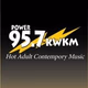 Power 95.7 - KWKM Logo
