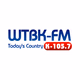 K 105.7 - WTBK Logo