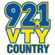 92-1 VTY Country - WVTY Logo