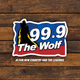 105.5 The Wolf  - WBYA Logo