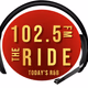 102.5 The Ride - WPRR Logo