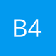 B4 Station Clubbing 100% Deep House Logo